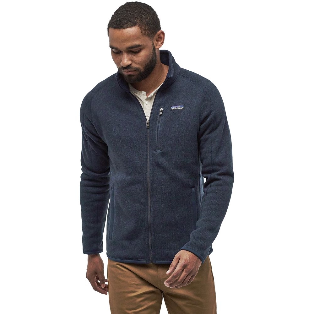Patagonia Better Sweater Jacket New Navy 25528-NENA fleeces en truien online bestellen bij Kathmandu Outdoor & Travel