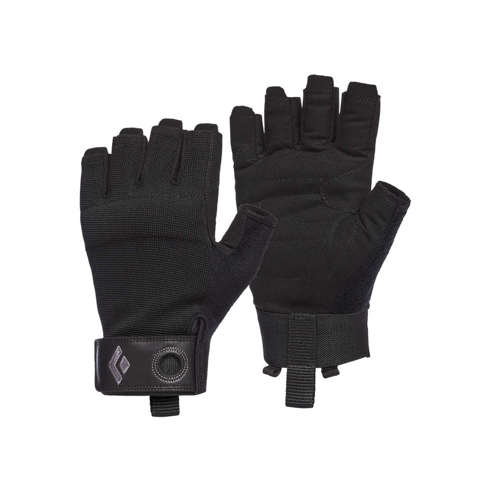 Black Diamond Crag Half-Finger Glove Zwart BD801864 zekeren online bestellen bij Kathmandu Outdoor & Travel