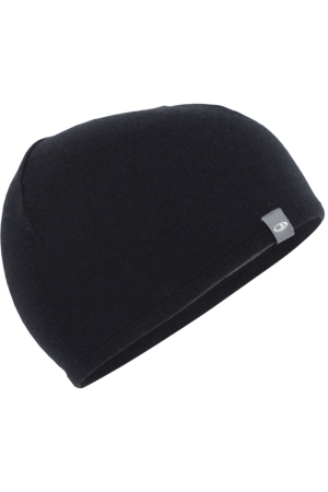 Icebreaker Pocket Hat Black/Gritstone hthr IBM200-IBA04 kleding accessoires online bestellen bij Kathmandu Outdoor & Travel