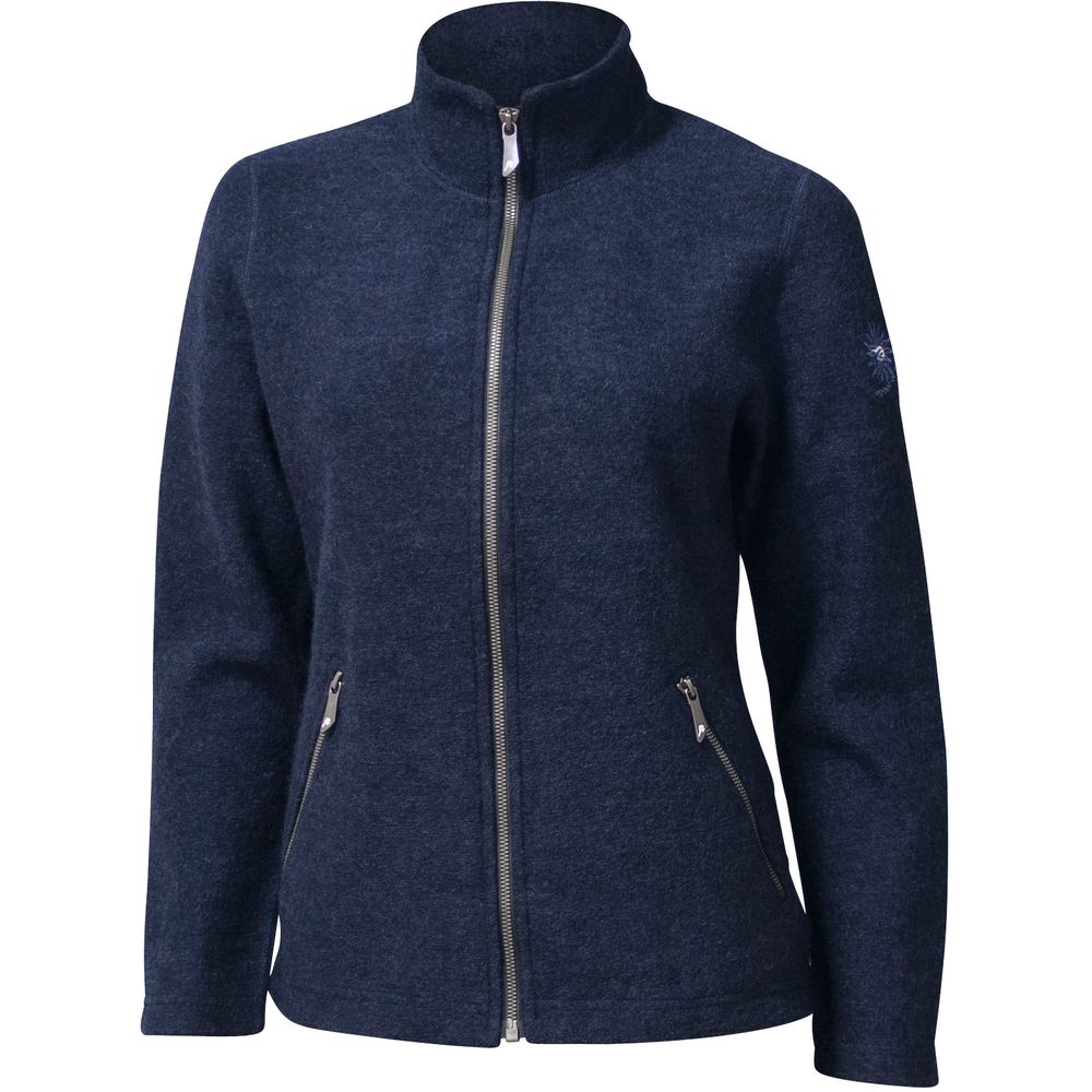 Ivanhoe Bella Full Zip Women's Light Navy 1100416-002 fleeces en truien online bestellen bij Kathmandu Outdoor & Travel