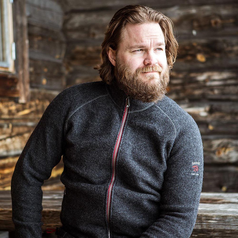 Ivanhoe Ivanhoe Danny Full Zip 2100452-055 fleeces en truien  Ivanhoe Danny Full Zip Graphite Marl 2100452-055 fleeces en truien online bestellen bij Kathmandu Outdoor & Travel