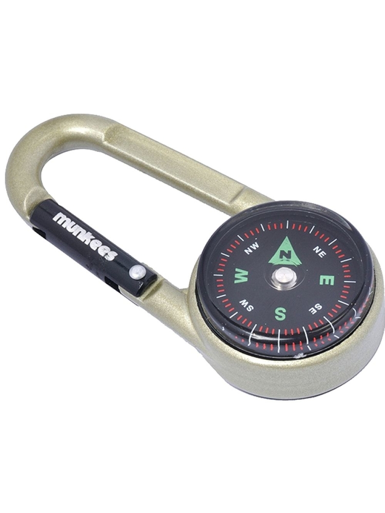Munkees Carabiner + Compass + Thermometer . 3135 gadgets en handigheden online bestellen bij Kathmandu Outdoor & Travel