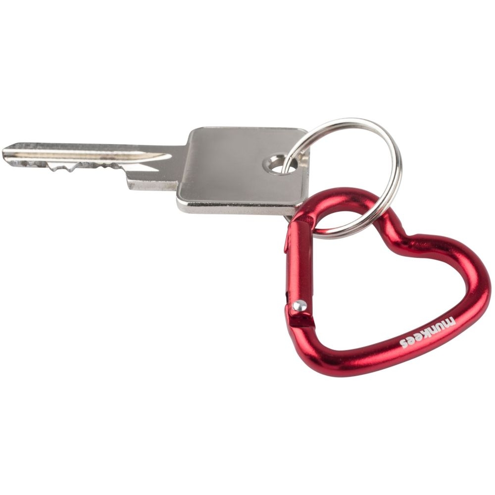 Munkees Mini Heart Carabiner 2st . 3220 gadgets en handigheden online bestellen bij Kathmandu Outdoor & Travel