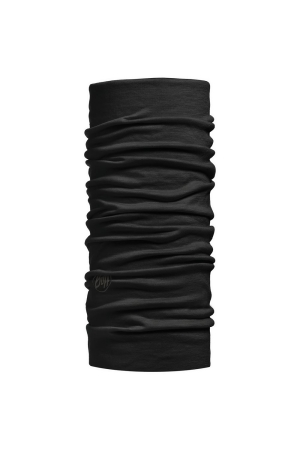 Buff Buff Lightweight Merino Wool Solid Black 100637 kleding accessoires online bestellen bij Kathmandu Outdoor & Travel