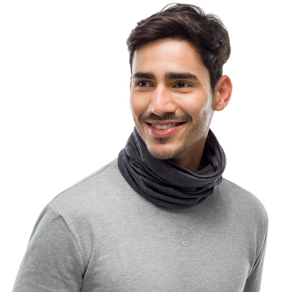 Buff Buff Lightweight Merino Wool Solid Grey 100202 kleding accessoires online bestellen bij Kathmandu Outdoor & Travel
