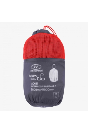 Stow & Go Packaway Jacket Uni Charcoal JAC077-Charcoal jassen online bestellen bij Kathmandu Outdoor & Travel