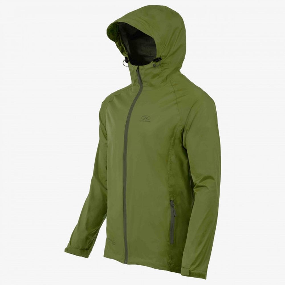 Stow & Go Packaway Jacket Uni Olive JAC077-Olive jassen online bestellen bij Kathmandu Outdoor & Travel