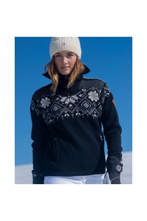 Dale Fongen Weatherproof Sweater Women's Black/Off White/Smoke 93961-F fleeces en truien online bestellen bij Kathmandu Outdoor & Travel