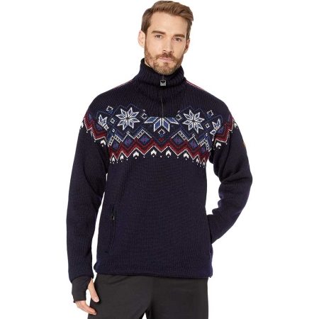 Dale  Fongen Weatherproof Sweater Navy/Off White/Rose