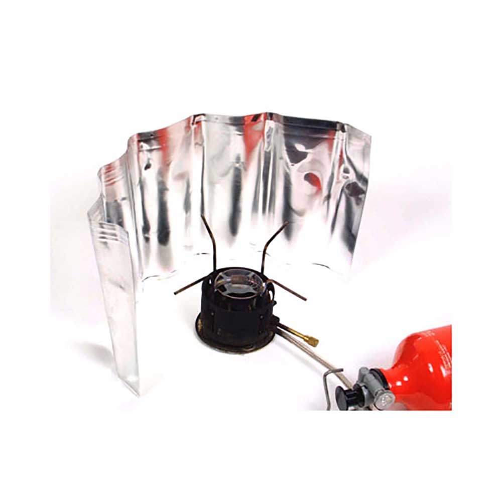 Basic Nature Windscherm aluminium vouwbaar 18cm hoog Aluminium 052200 branders online bestellen bij Kathmandu Outdoor & Travel