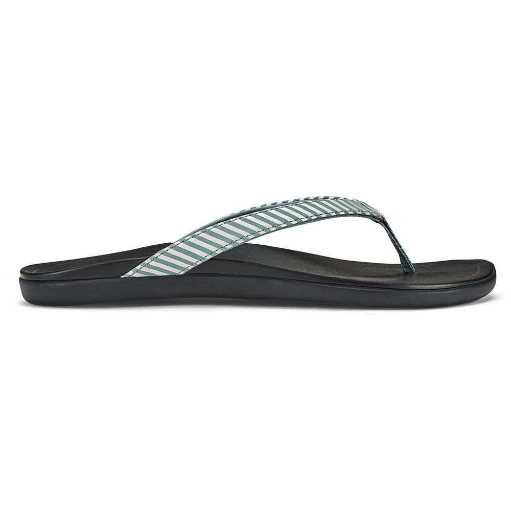 Olukai Ho'Opio women's Dusk Stripe 20294-KCZP slippers online bestellen bij Kathmandu Outdoor & Travel