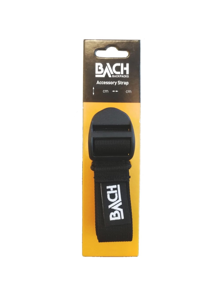 Bach Accessory Strap 25mm 75cm Black 276114-0001-75 trekkingrugzakken online bestellen bij Kathmandu Outdoor & Travel