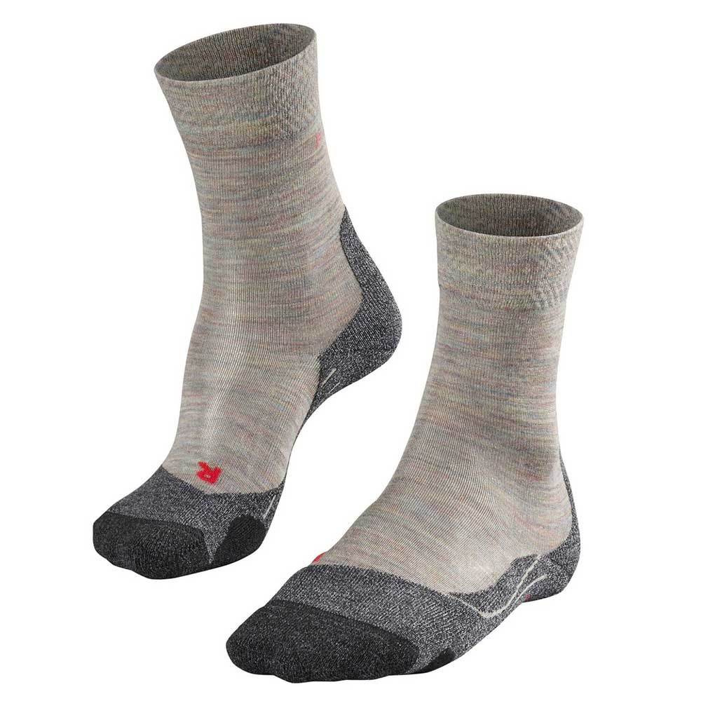 Falke TK2 Explore Melange Women's Moon Mist 16163-7765 sokken online bestellen bij Kathmandu Outdoor & Travel