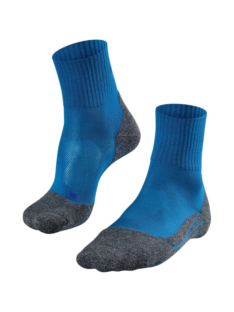 Falke TK2 Explore Short Cool Galaxy Blue 16154-6416 sokken online bestellen bij Kathmandu Outdoor & Travel