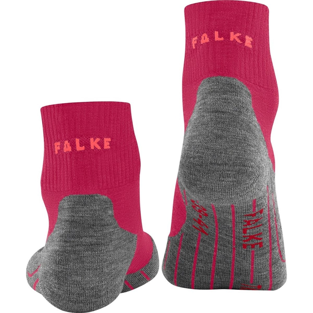 Falke TK5 Wander Wool Short Women's Rose 16184-8564 sokken online bestellen bij Kathmandu Outdoor & Travel