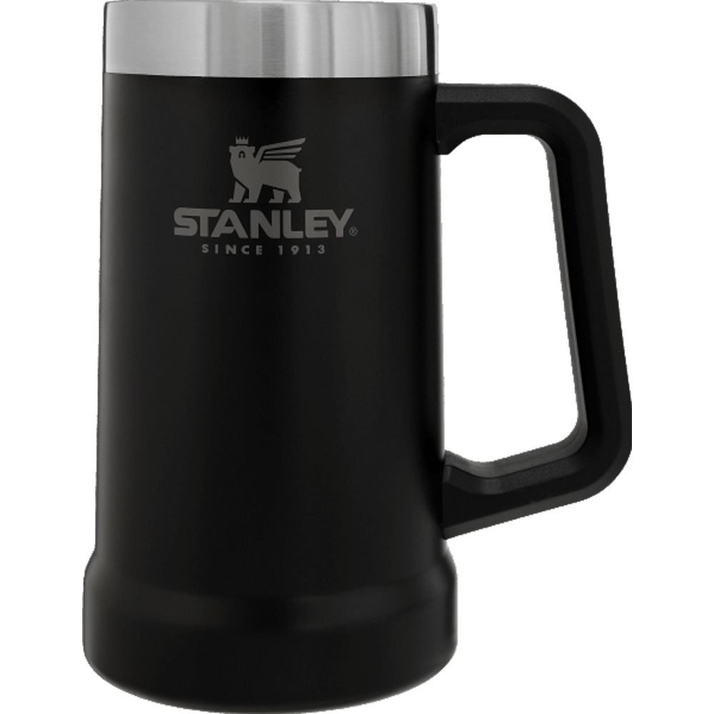 Stanley Beer Stein Matte Black 10-02874-034 drinkflessen en thermosflessen online bestellen bij Kathmandu Outdoor & Travel