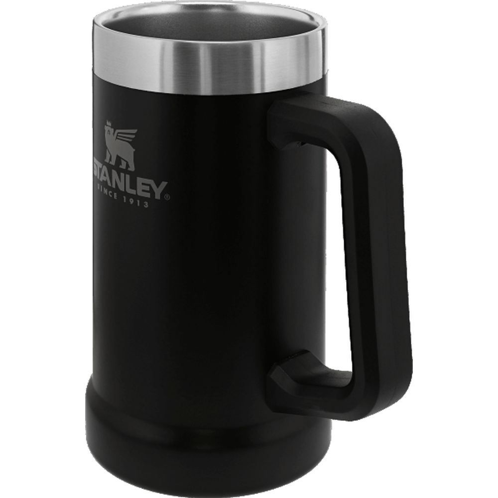 Stanley Beer Stein Matte Black 10-02874-034 drinkflessen en thermosflessen online bestellen bij Kathmandu Outdoor & Travel