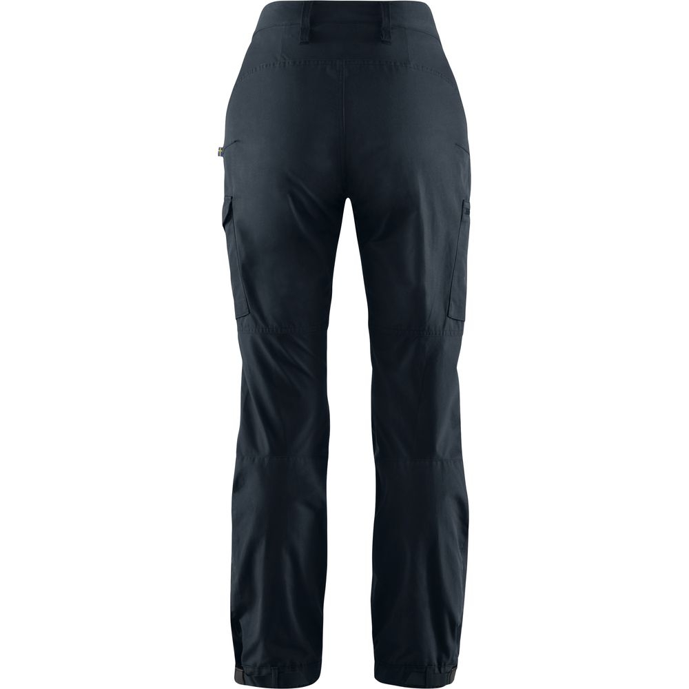 Fjällräven Kaipak Trousers Curved Women's Dark Navy 89829-555 broeken online bestellen bij Kathmandu Outdoor & Travel