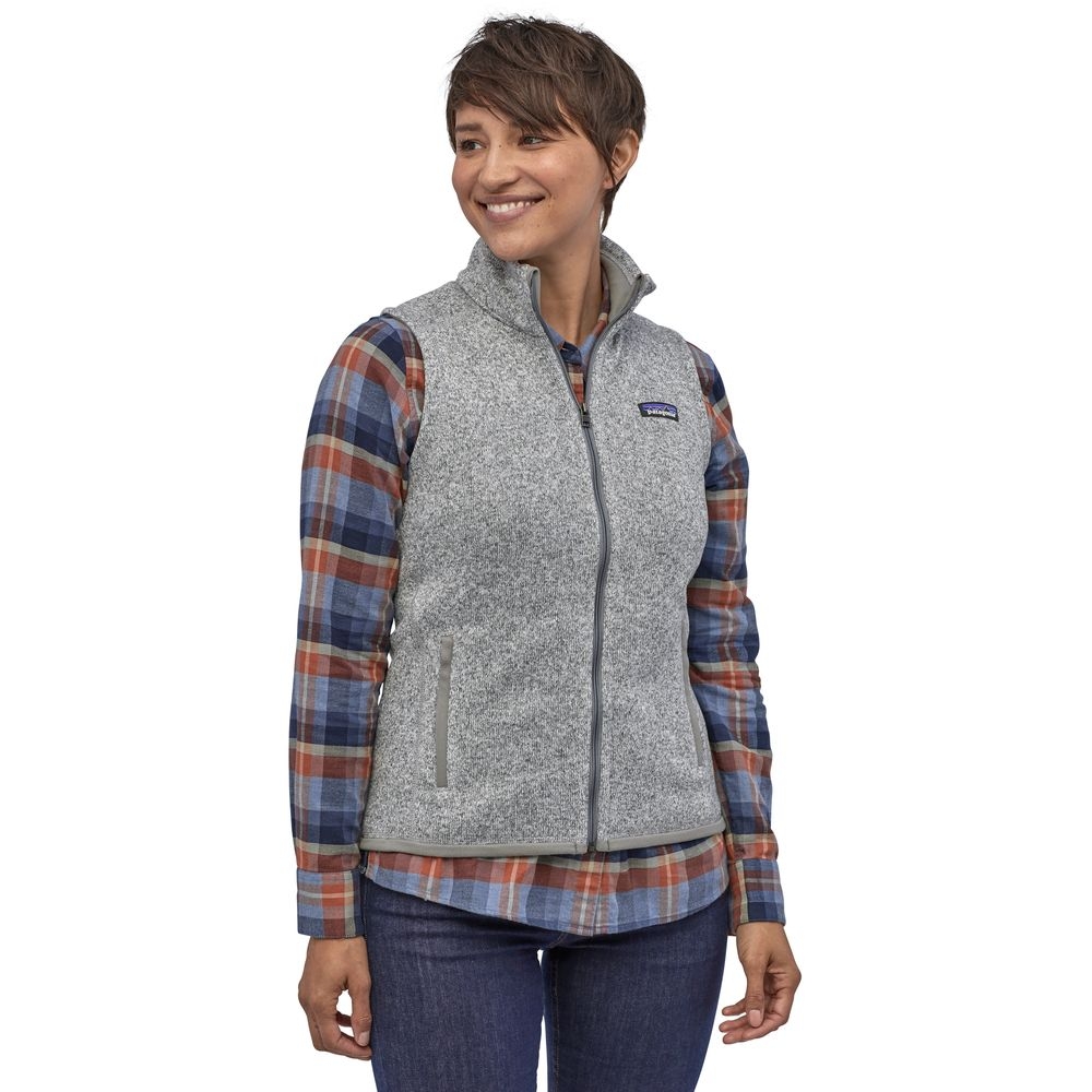 Patagonia Better Sweater Vest Women's Birch White 25887-BCW jassen online bestellen bij Kathmandu Outdoor & Travel