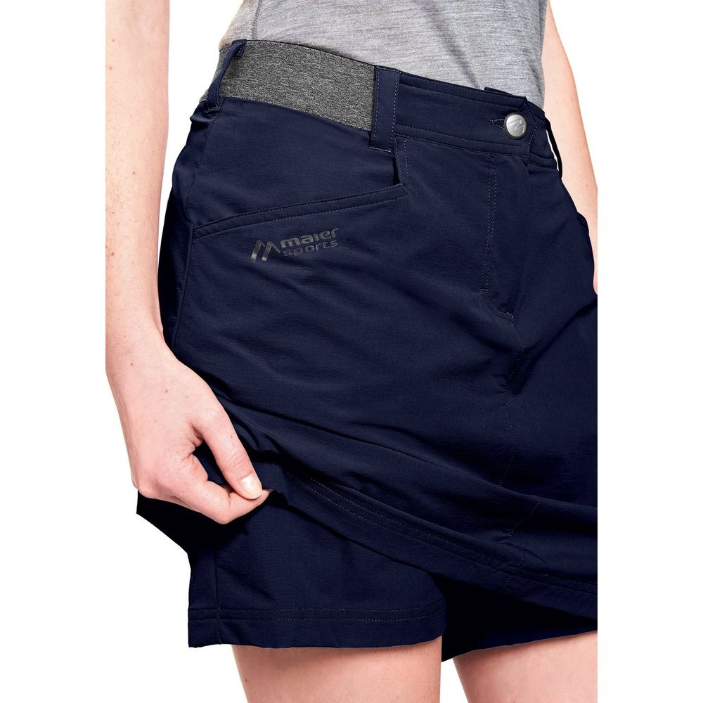 Maier Sports Norit Skortin Women's Night Sky 239302-367 jurken en rokken online bestellen bij Kathmandu Outdoor & Travel