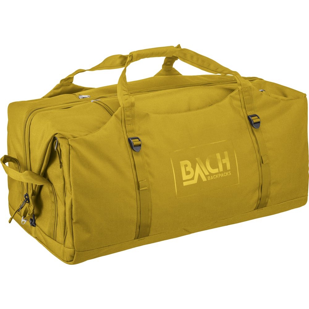 Bach Dr. Duffel 110 Yellow Curry B281356-6609 duffels online bestellen bij Kathmandu Outdoor & Travel