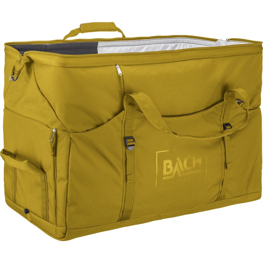 Bach Dr. Duffel 110 Yellow Curry B281356-6609 duffels online bestellen bij Kathmandu Outdoor & Travel