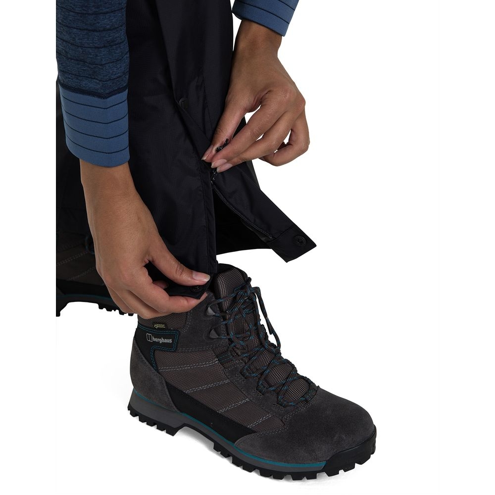 Berghaus Deluge 2.0 Pant 31 Inch Women's BLACK/BLACK A000958-BP6 broeken online bestellen bij Kathmandu Outdoor & Travel