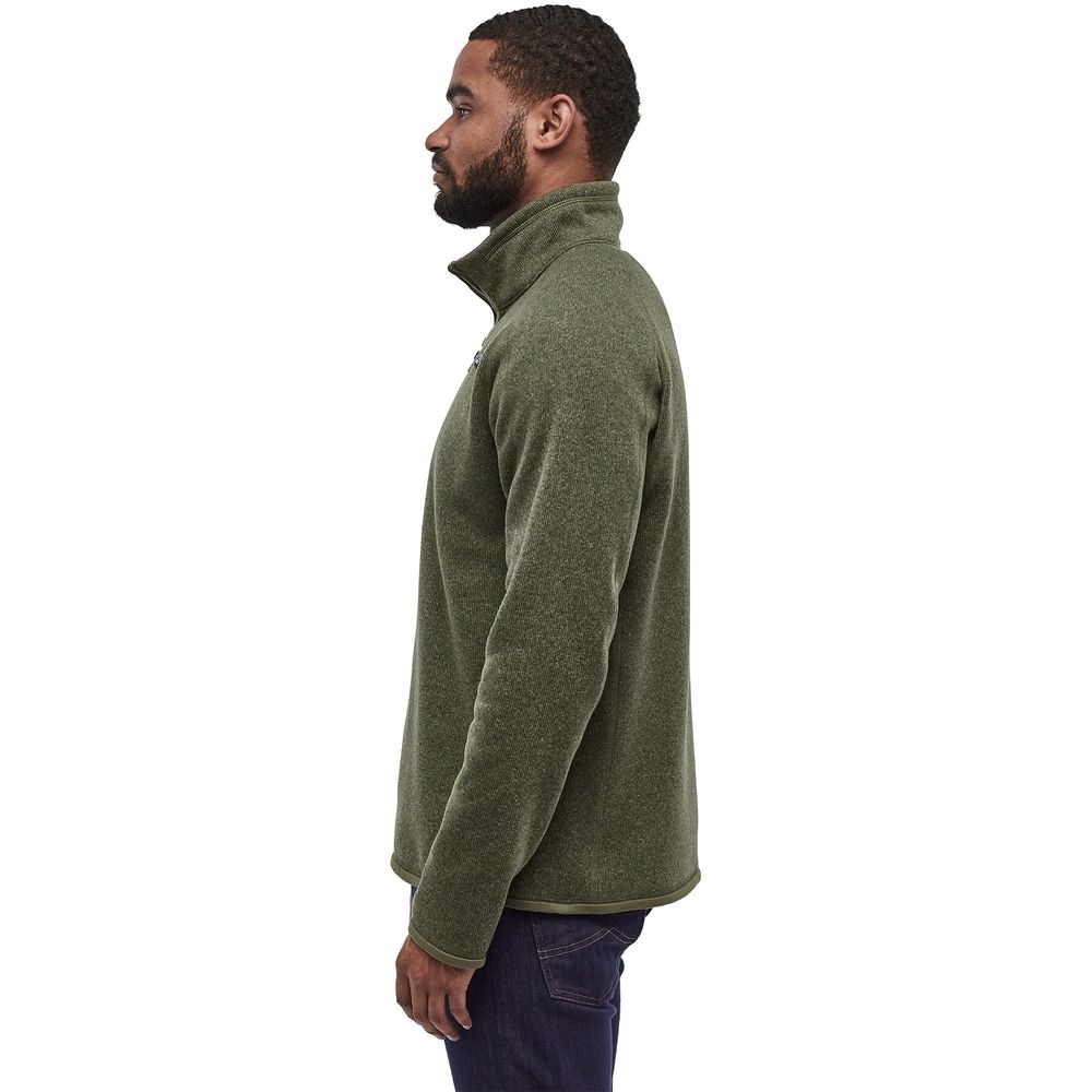 Patagonia Better Sweater 1/4 Zip Industrial Green 25523-INDG fleeces en truien online bestellen bij Kathmandu Outdoor & Travel