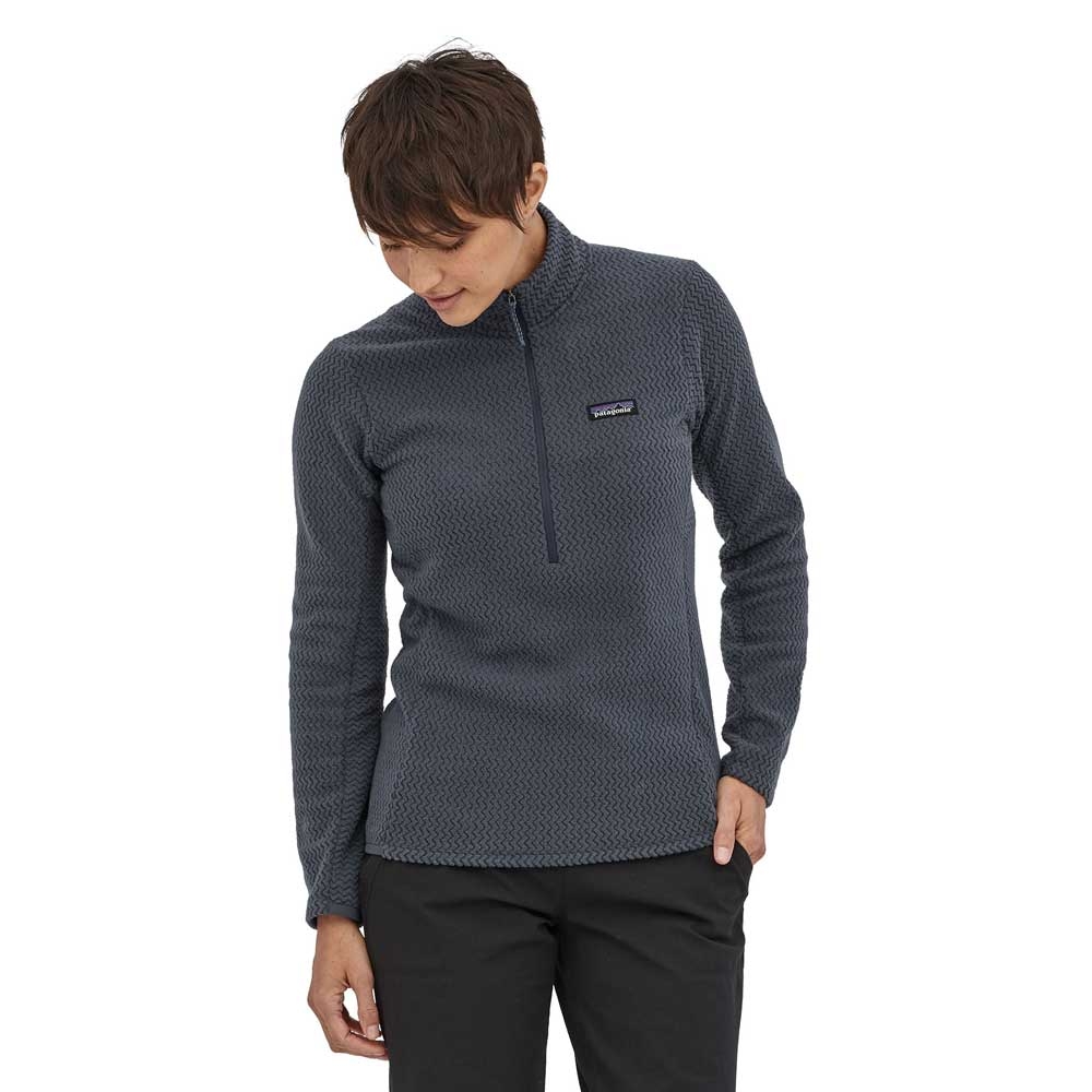 Patagonia R1 Air Zip Neck Women's Smolder Blue 40250-SMDB shirts en tops online bestellen bij Kathmandu Outdoor & Travel