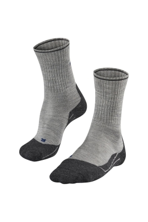 Falke TK2 Explore Wool Silk Women's Light Grey 16356-3400 sokken online bestellen bij Kathmandu Outdoor & Travel