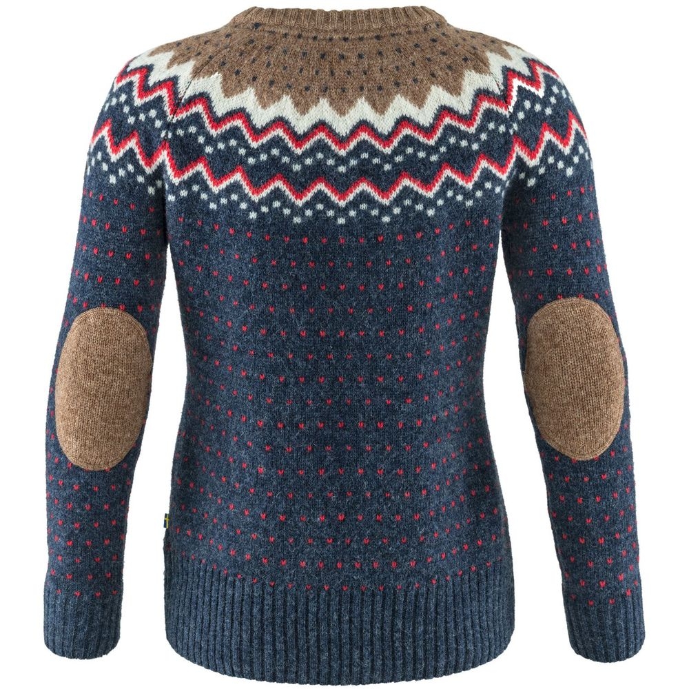 Fjällräven Ovik Knit Sweater Women's navy 89941-560 fleeces en truien online bestellen bij Kathmandu Outdoor & Travel