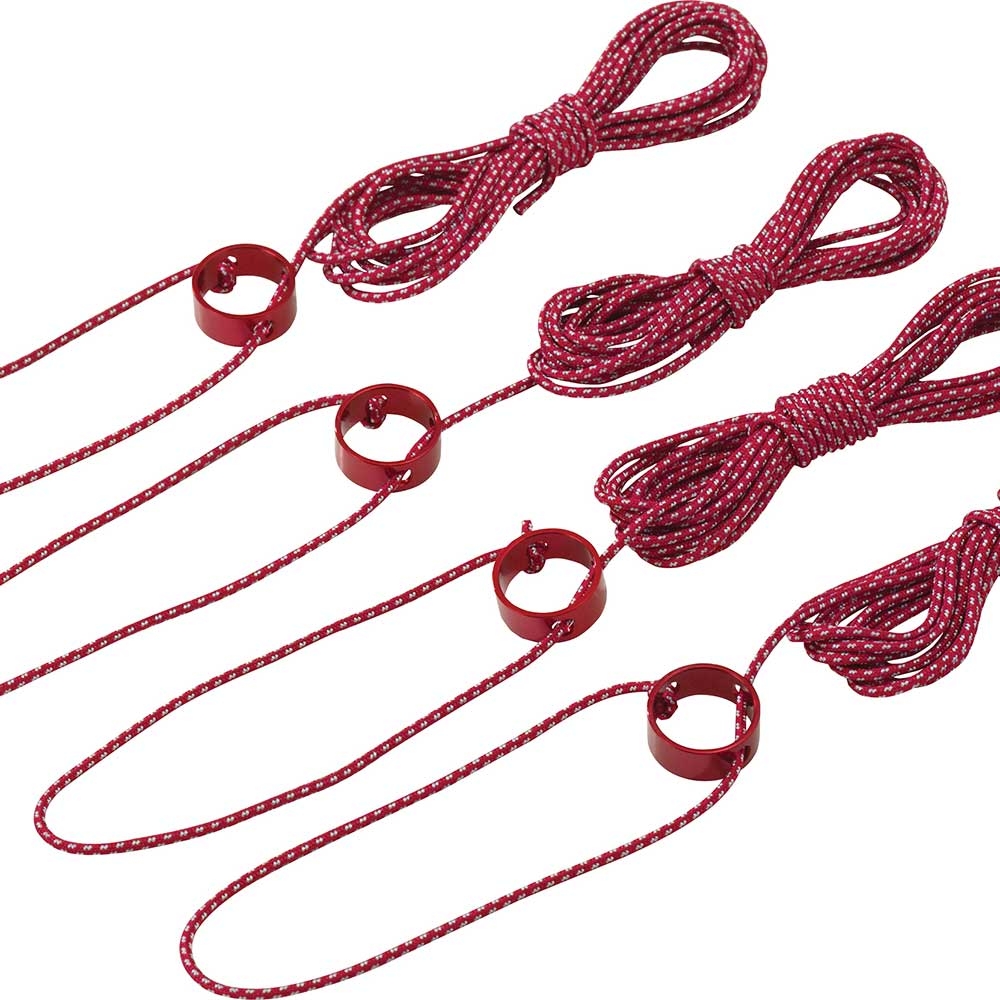 Msr Tent Guylines  Rood 05820 tenten online bestellen bij Kathmandu Outdoor & Travel