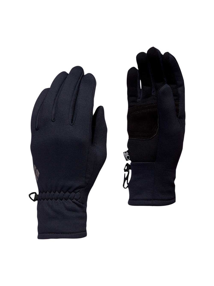 Black Diamond Midweight Screentap Fleece Gloves Black 801871 kleding accessoires online bestellen bij Kathmandu Outdoor & Travel