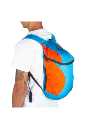 Ticket to the Moon  Mini Backpack Premium Orange/Blue