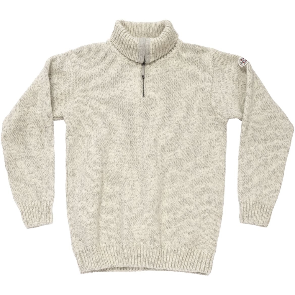 Devold Devold Nansen Sweater Zip Neck TC 386 410 A-770A fleeces en truien  Devold Nansen Sweater Zip Neck Grey melange TC 386 410 A-770A fleeces en truien online bestellen bij Kathmandu Outdoor & Travel