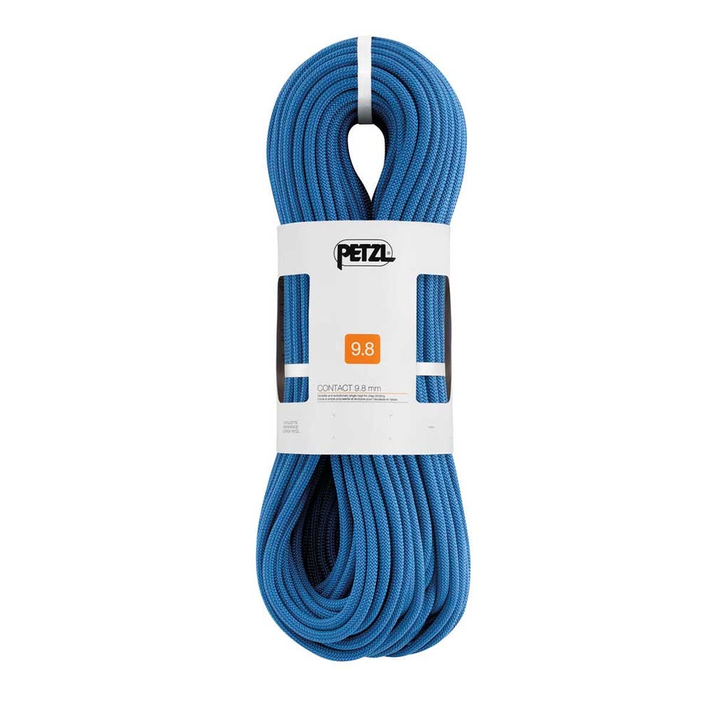 Petzl Contact 9,8mm x 70m Blue R33AC 070 klimtouw en bandsling online bestellen bij Kathmandu Outdoor & Travel