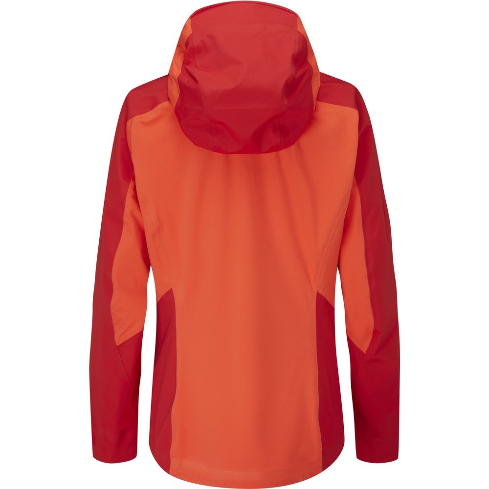 Rab Kinetic Alpine 2.0 Jacket Women's Red Grapefruit QWG-70-GF jassen online bestellen bij Kathmandu Outdoor & Travel