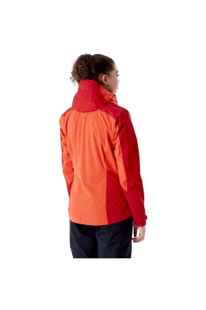 Rab Kinetic Alpine 2.0 Jacket Women's Red Grapefruit QWG-70-GF jassen online bestellen bij Kathmandu Outdoor & Travel