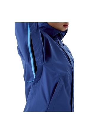 Rab Downpour Eco Jacket Women's Nightfall Blue QWG-83-NB jassen online bestellen bij Kathmandu Outdoor & Travel
