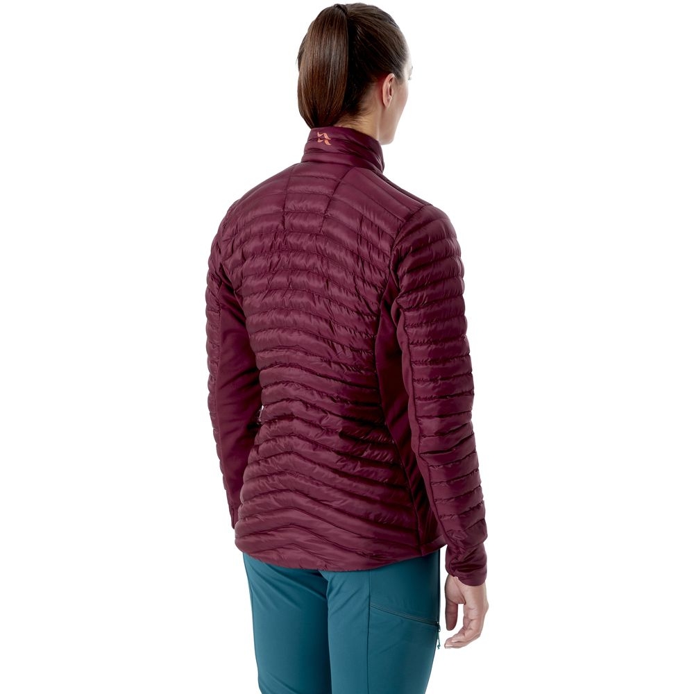 Rab Cirrus Flex 2.0 Jacket Women's  Deep Heather QIO-75-HD jassen online bestellen bij Kathmandu Outdoor & Travel