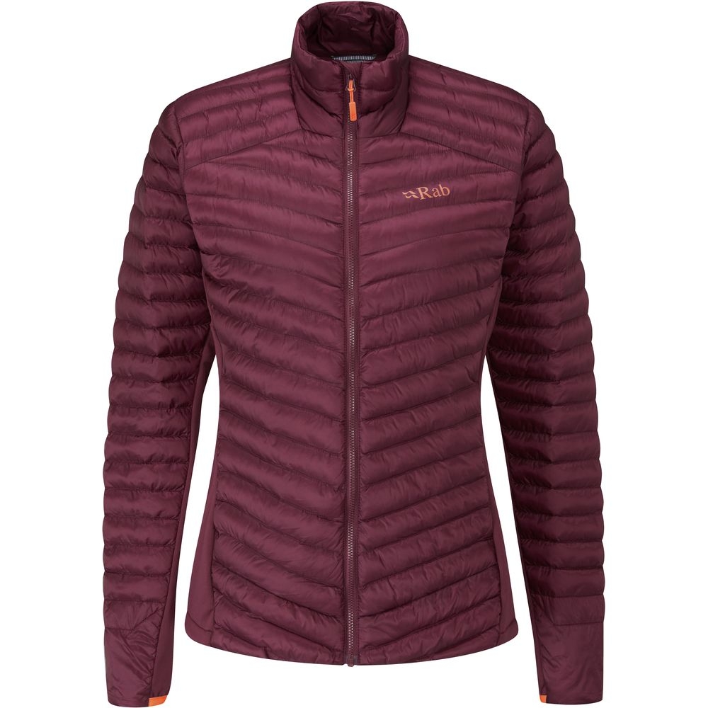 Rab Cirrus Flex 2.0 Jacket Women's  Deep Heather QIO-75-HD jassen online bestellen bij Kathmandu Outdoor & Travel