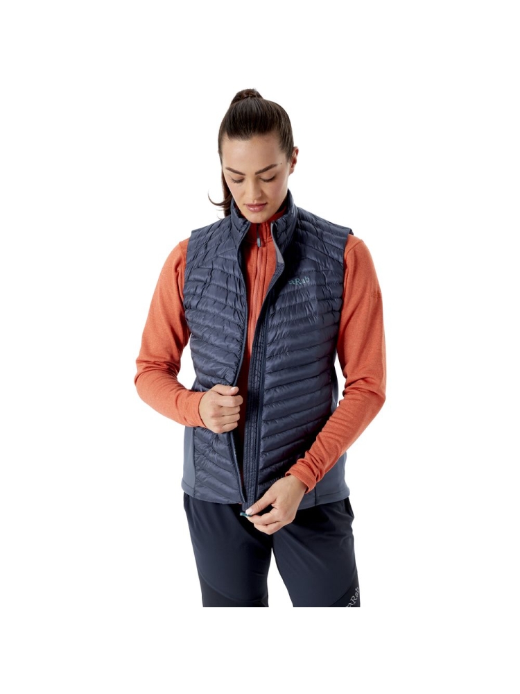 Rab Cirrus Flex 2.0 Vest Women's  Steel QIO-77-ST jassen online bestellen bij Kathmandu Outdoor & Travel