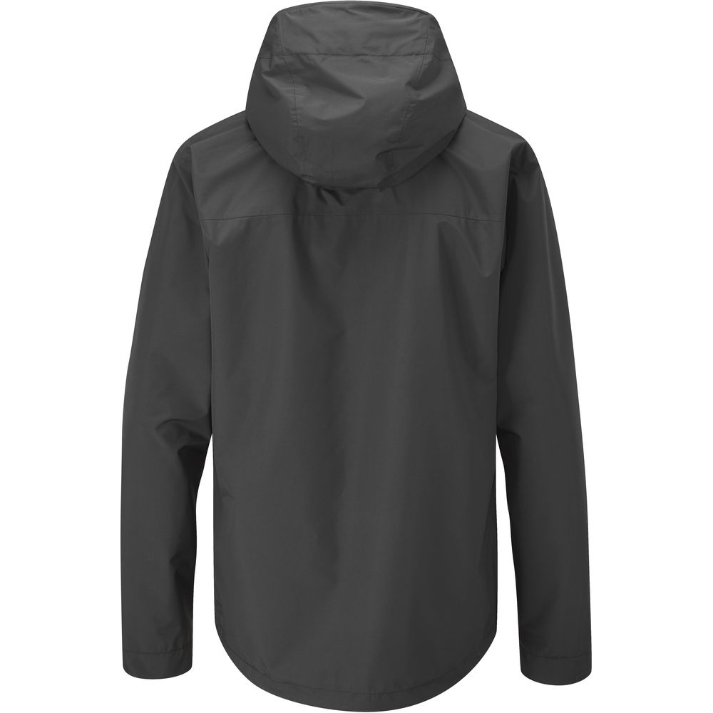 Rab Downpour Eco Jacket Black QWG-82-BL jassen online bestellen bij Kathmandu Outdoor & Travel