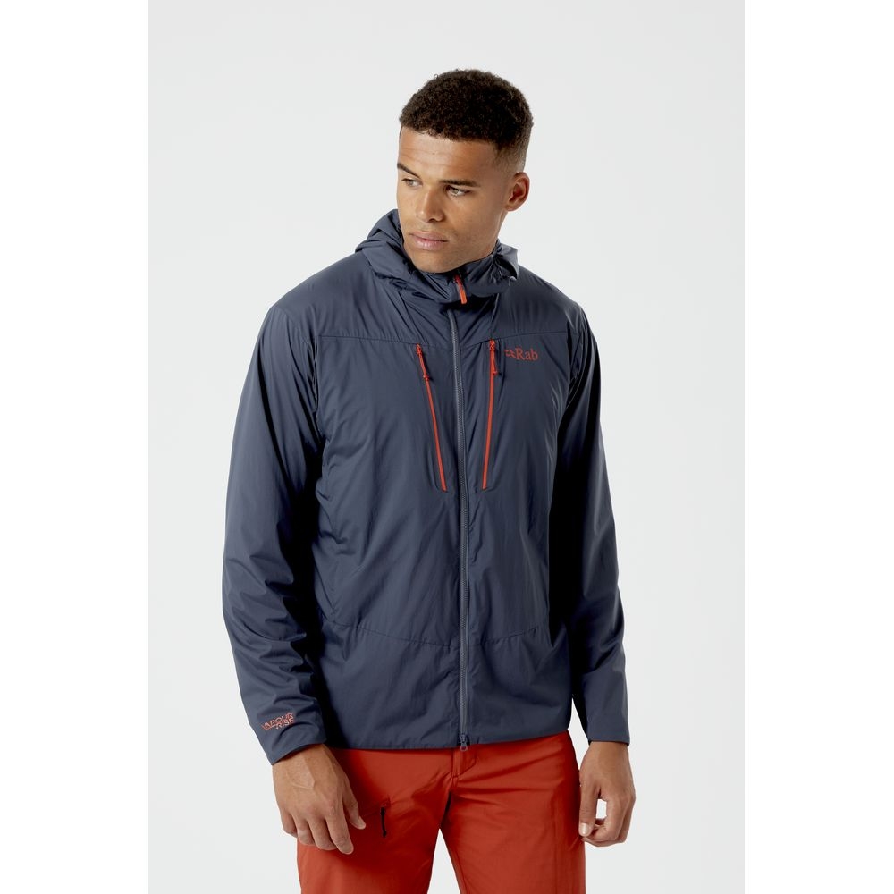 Rab VR Alpine Light Jacket Steel QVR-69-ST jassen online bestellen bij Kathmandu Outdoor & Travel