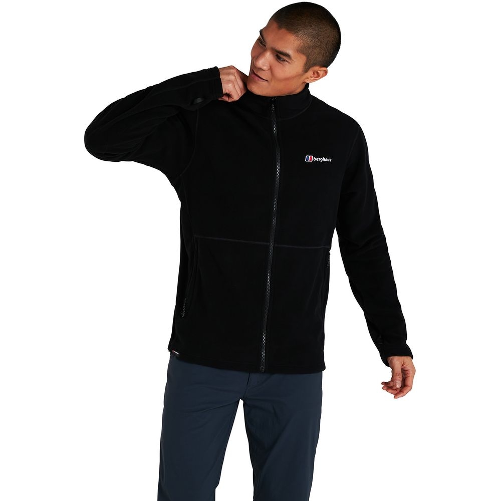 Berghaus Prism Micro PT Inter Activ Fleece Jkt Black/black 22256-BP6 fleeces en truien online bestellen bij Kathmandu Outdoor & Travel