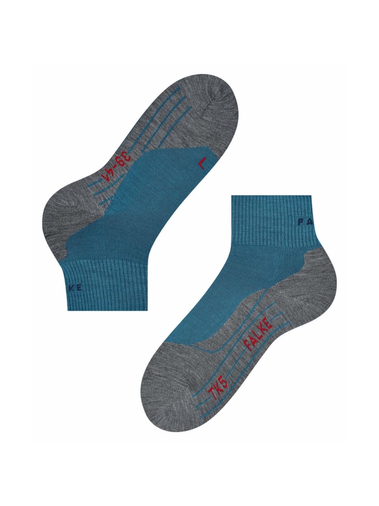 Falke TK5 Wander Short Galaxy Blue 16461-6416 sokken online bestellen bij Kathmandu Outdoor & Travel