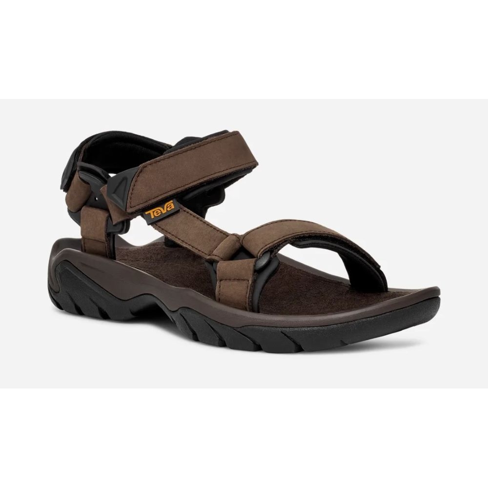 Teva Terra Fi 5 Universal Leather Turkisch Coffee 1099442-TKCF sandalen online bestellen bij Kathmandu Outdoor & Travel