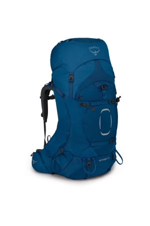 Osprey Aether 65 S/M Deep Water Blue 10002874 trekkingrugzakken online bestellen bij Kathmandu Outdoor & Travel