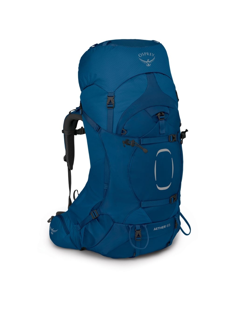 Osprey Aether 65 S/M Deep Water Blue 10002874 trekkingrugzakken online bestellen bij Kathmandu Outdoor & Travel