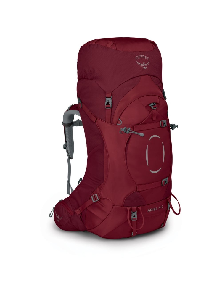 Osprey Ariel 65 XS/S Women's Claret Red 10002882 trekkingrugzakken online bestellen bij Kathmandu Outdoor & Travel